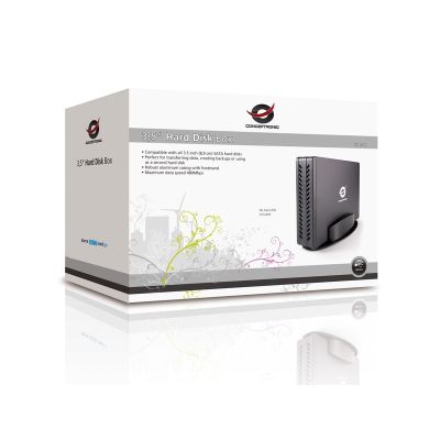 5. Conceptronic CHD3SU Festplattengehäuse (HDD) Schwarz 3,5"