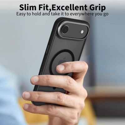 4. Tech-Protect MagEdge MagSafe Case für iPhone 17 Air - Mattschwarz