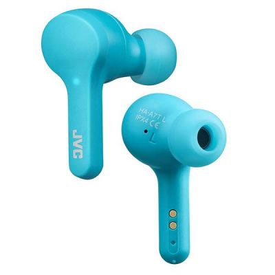 3. JVC HAA-7TANU Kopfhörer (In-Ear, kabellos, blau)