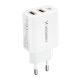 2. Wozinsky CWCUCW 30W USB-C / 2 x USB-A Wandladegerät - Weiß