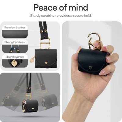8. Spigen Cyrill Mini Bag Hülle für AirPods 4 – Schwarz