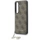 5. Guess 4G Classic Logo Charm MagSafe Hülle für Samsung Galaxy S26 - Braun
