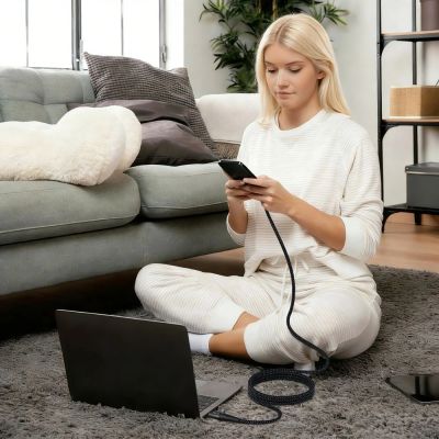 7. Tech-Protect Ultraboost UB11T USB-C / USB-C PD 100W / QC3.0 Kabel 200 cm - Schwarz