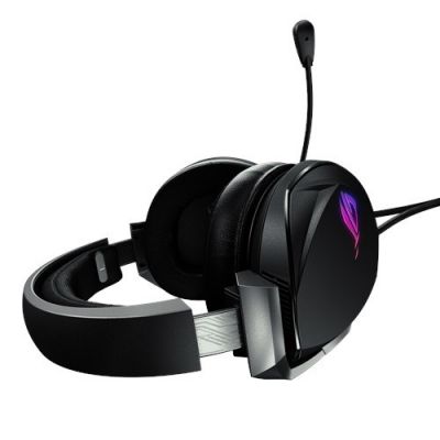 3. ASUS ROG Theta 7.1 Kabelgebundenes Gaming-Headset mit Kopfbügel, USB Typ-C, Schwarz