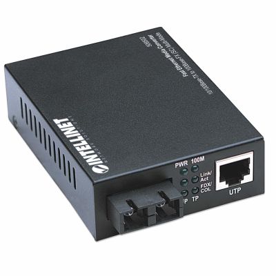 2. Medienkonverter 100Base RJ45 auf SC MM Duplex, 2 km