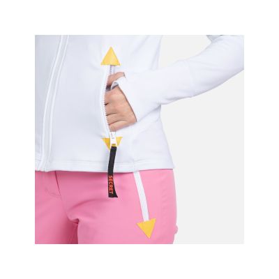 11. Rossignol W Climi Jkt Sweatshirt weiß