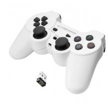 Esperanza GLADIATOR EGG108W Wireless Gamepad (PC, PS3; weiß)