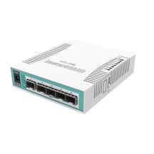 Mikrotik CRS106-1C-5S Gigabit-Ethernet (10/100/1000) Netzwerkadapter mit PoE-Unterstützung, Weiß