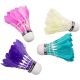 4. DONNAY FEATHER BADMINTON SHUTTLE 5 STÜCK FARBE