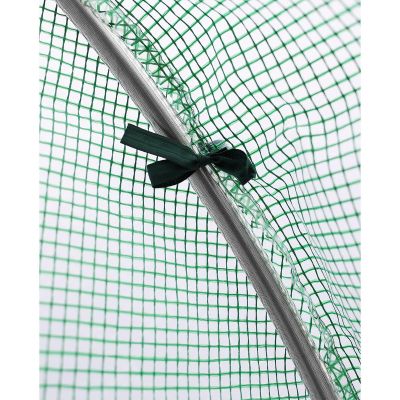 35. Gewächshaus-Gartentunnel 200x200x200CM PE-Grünstahlkonstruktion