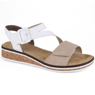 21. Bequeme Rieker W RKR678 Kombi-Sandalen