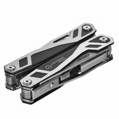 5. AZYMUT Trohon Multitool - 12 Werkzeuge + 8 Bits + Holster (H-P2010121)