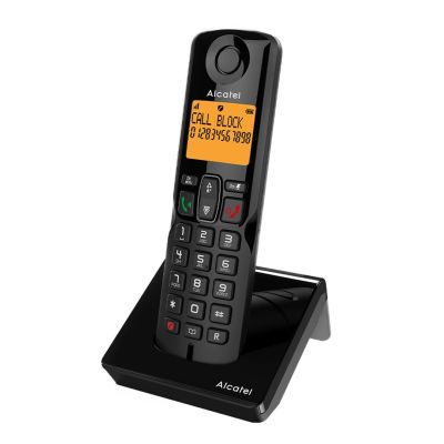 Alcatel S280 EWE DECT-Telefon Anrufername und -identifizierung Schwarz