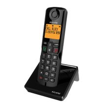 Alcatel S280 EWE DECT-Telefon Anrufername und -identifizierung Schwarz