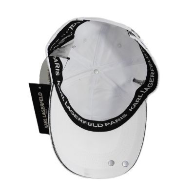 5. Karl Lagerfeld Paris Strapback-Cap, weiß - L5WH7947-wht