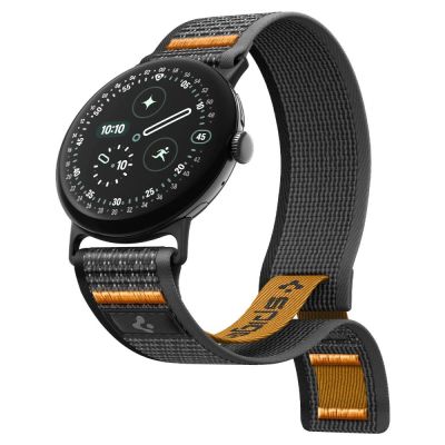 5. Spigen Athlex Air Armband für Google Pixel Watch 41 mm – Schwarz-Orange