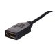 3. Lanberg AD-0003-BK Adapter (Mini DisplayPort M - DisplayPort F; 0,10 m; schwarz)
