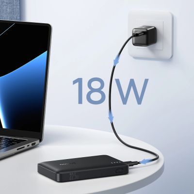 9. Baseus EnerFill FP21 Powerbank 10000mAh 22,5W USB-A - USB-C - Schwarz