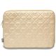 3. Hello Kitty Zip PU Quilted Bows-Tasche für einen 14-Zoll-Laptop – Gold