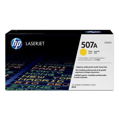 HP Toner Gelb HP 507A, HP507A=CE402A, 6000 Seiten