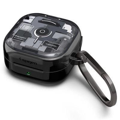 Spigen Ultra Hybrid Zero One Hülle für Samsung Galaxy Buds 4 / 4 Pro – Schwarz