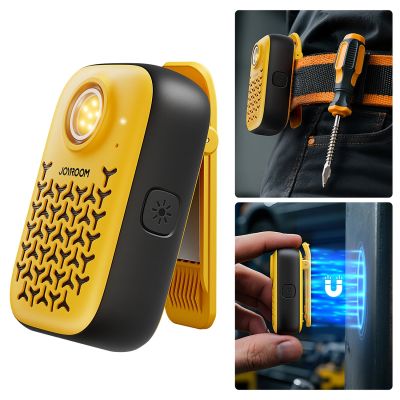 4. Joyroom Maya JR-MS03 tragbarer Bluetooth-Lautsprecher mit integrierter Taschenlampe, widerstandsfähig – gelb
