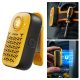 4. Joyroom Maya JR-MS03 tragbarer Bluetooth-Lautsprecher mit integrierter Taschenlampe, widerstandsfähig – gelb