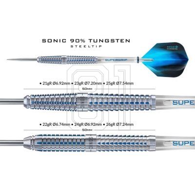 2. Harrows Sonic 90% Steeltip Darts HS-TNK-000013298