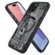 6. Spigen Ultra Hybrid Mag Case mit MagSafe für iPhone 15 Plus – Dunkelgrau (Zero One Pattern)