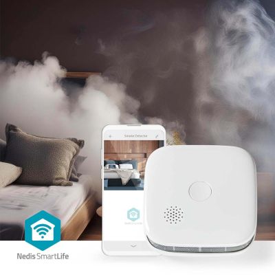 12. Nedis WIFIDS21WT Intelligenter Rauchmelder mit Luftprobenahme und drahtloser Verbindung