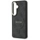 6. Guess 4G Embossed Ring MagSafe Hülle für Samsung Galaxy S26+ - Schwarz