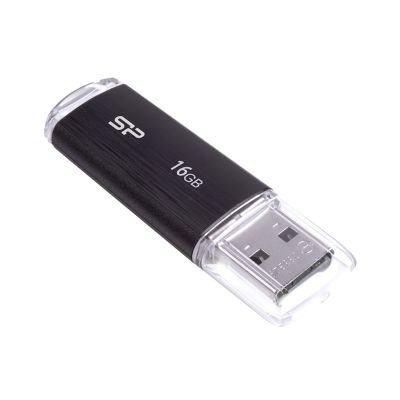 4. Pendrive Silicon Power Ultima U02 16GB USB 2.0 schwarz (SP016GBUF2U02V1K)