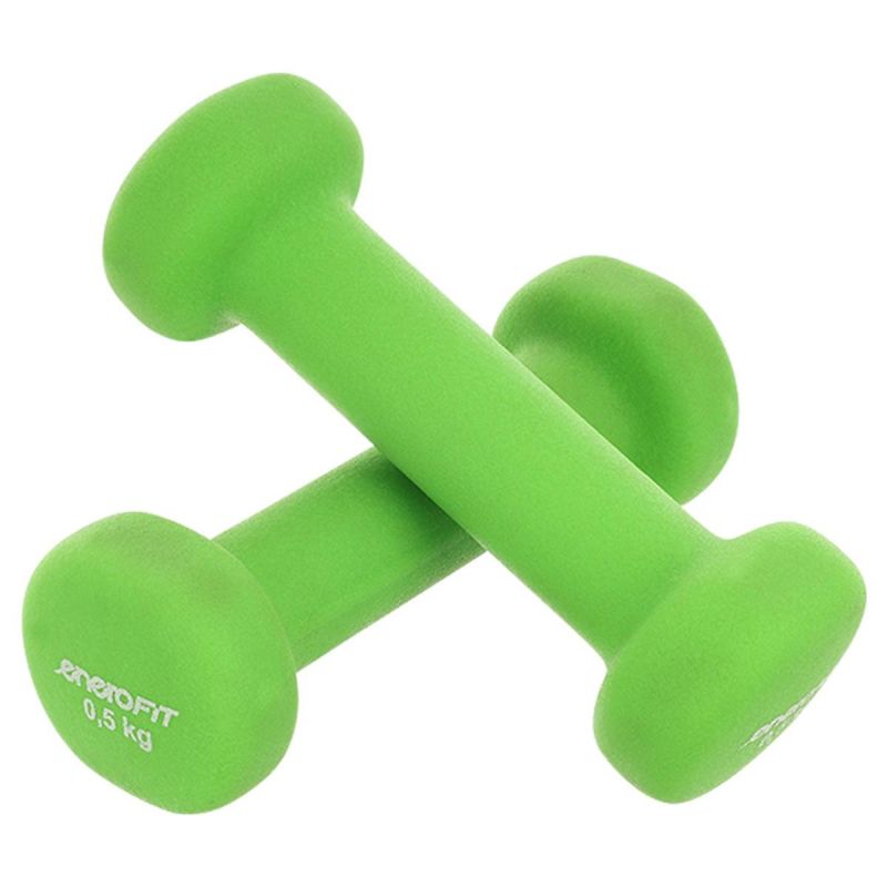 4. EB FIT Neoprenhantel 0,5 kg grün 1029221