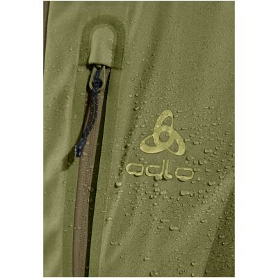 9. Damenjacke ODLO ZEROWEIGHT DUAL DRY PK WATERPROOF, grün