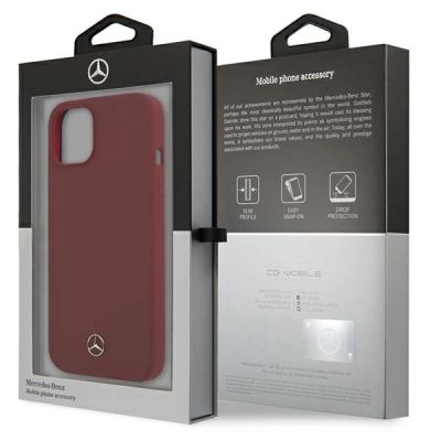 8. Mercedes Silicone Line iPhone 13 Hülle - Rot