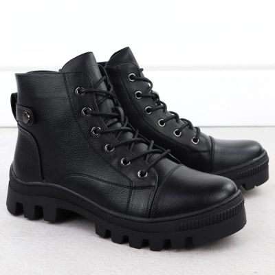 13. Damenstiefeletten in Schwarz Potocki Z25-JE19317