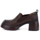 3. Braune Damen-Lederschuhe mit hohem Absatz D&A S.Barski CR62-3525