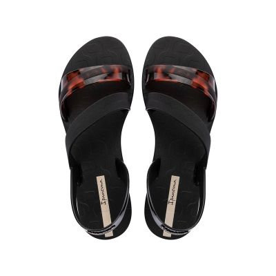 2. Ipanema Damen-Sandalen, Modell Vibrant Sandal Fem, modisch, bequem, schwarz/braun