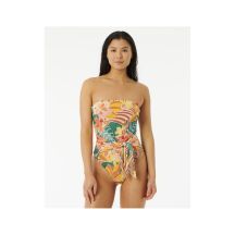 RIP CURL Brazilian Soul Einteiliger Badeanzug in Grün und Gelb