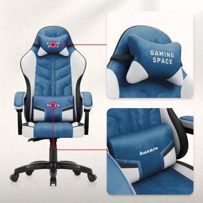 3. Huzaro Force 2.7 Blauer Gaming-Stuhl