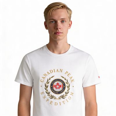 6. Canadian Peak JIGEREAK WHITE RM MEN 254 T-Shirt (RBMSZ1232H/CP-BLANC)