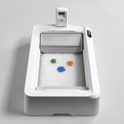 6. PETKIT T7-EU selbstreinigende Katzentoilette, Weiß