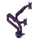 Arozzi AZ-ALZARE-NEO-DUO-PP Monitorhalter/Ständer 81,3 cm (32 Zoll) Schreibtisch Lila