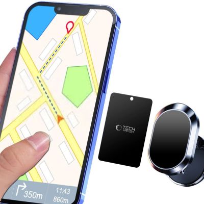 3. Tech-Protect MetalPlate Magnetplatten für Autohalterungen - schwarz (4 Stk.)