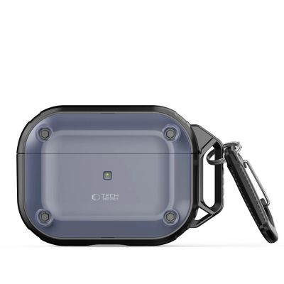 4. Tech-Protect Rough Hook Case mit Karabiner für Apple AirPods Pro 1/2 – Blau