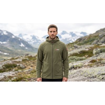 4. Herren-Fleecejacke Geographical Norway TUGOOD KAKI DB MEN 233 (WZ3332H/GN-KAKI)