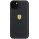 3. Ferrari FEHCP15MRDUK iPhone 15 Plus 6,7" schwarz/schwarzes Hardcase mit gestepptem Metalllogo
