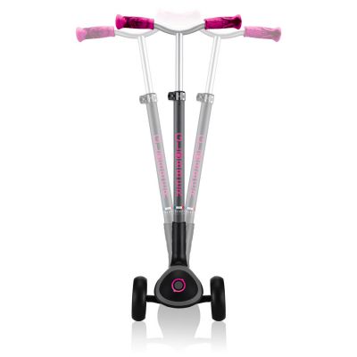 23. Globber Master Prime 3-Rad-Scooter / Schwarz - Neonpink 664-110