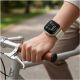6. Tech-Protect Nylonarmband für Huawei Watch Fit 3 / 4 / 4 Pro / 5 / 5 Pro – Weiß