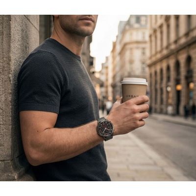 3. Smartwatch Gravity Schwarzes Armband + Armband GT42-5